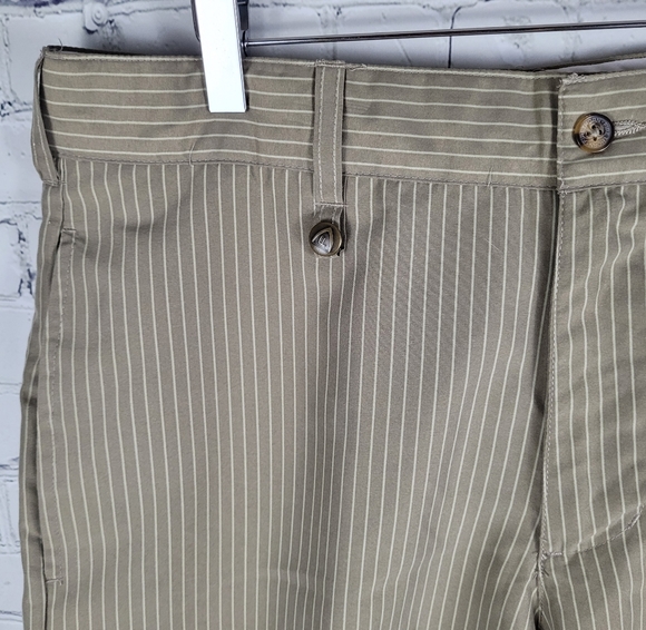 FIRETHORN | pinstripe flat front shorts - Picture 2 of 7